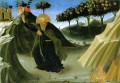 聖アントニオ 黄金の塊に誘惑される修道院長 ルネサンス フラ・アンジェリコ